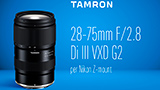 Nuovo obiettivo Tamron 28-75mm F/2.8 Di III VXD G2 per Nikon Z
